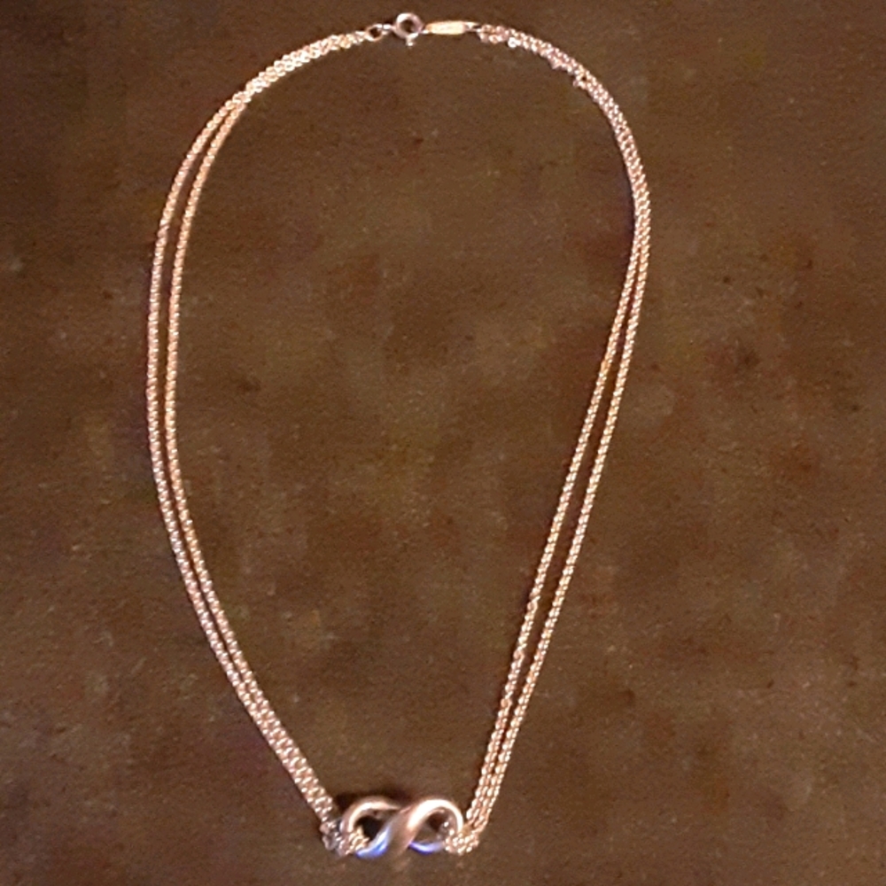 Tiffany & Co. Sterling Silver Infinity Necklace